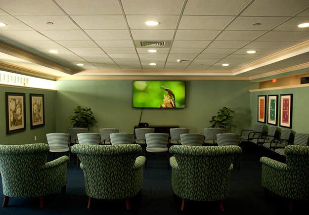 The Ambassador Memory Care unit features comfortable living for residents