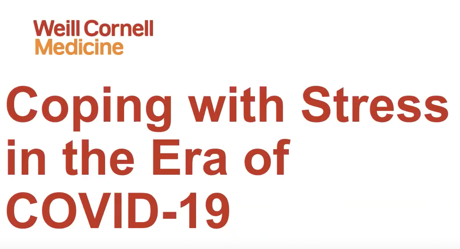 Images says coping with stress in the era of covid 19