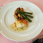 Dinner plate at The Ambassador