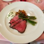 Dinner plate at The Ambassador