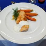 Dinner plate at The Ambassador
