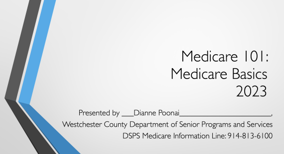 Medicare Basics Presentation cover